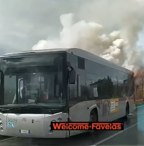 Roma TPL: un altro bus in fiamme