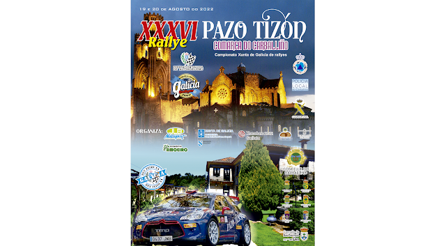 [Guía] Tramos, horarios y lista de inscritos Rallye Pazo Tizón 2022