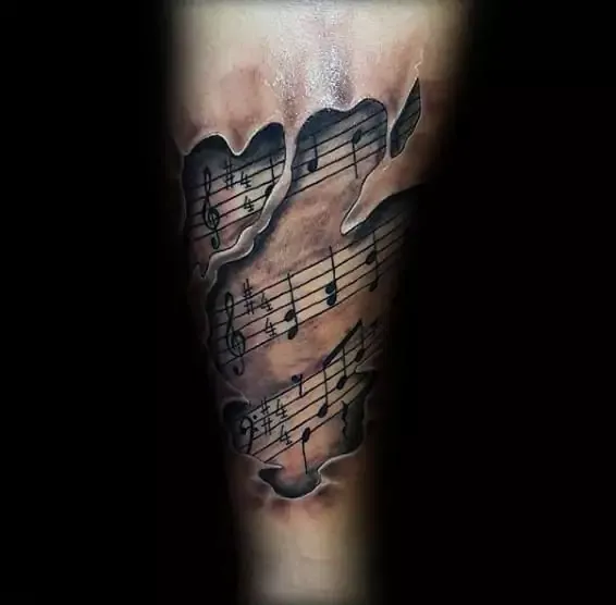 Music Tattoo Images Designs