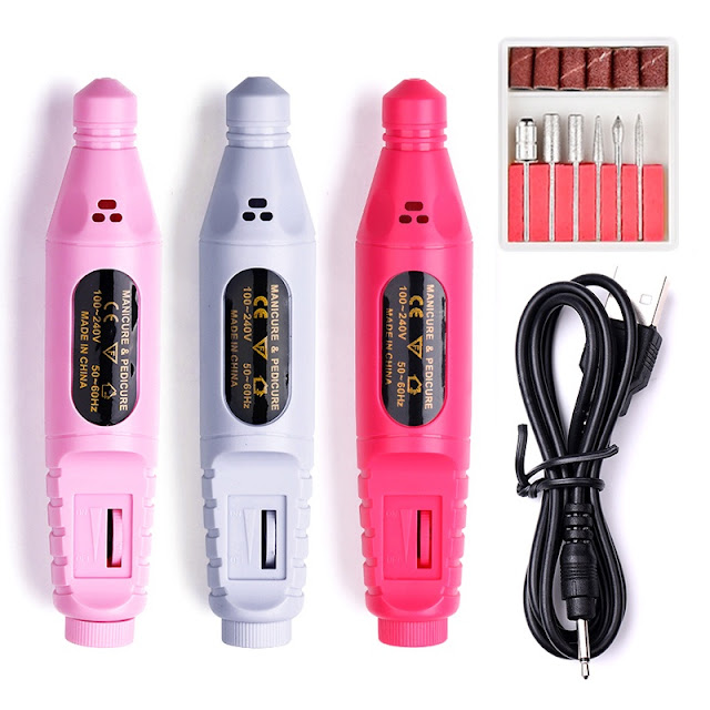 Electric Nail Drill Machine USB Plug Nail Drill Set