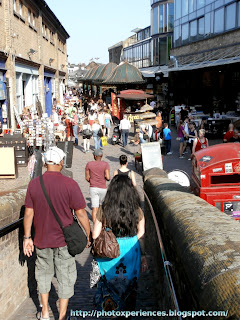 Stalls in Stables Market. Puestos de Stables Market.