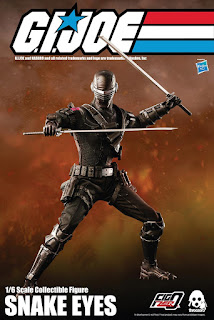 Snake Eyes 1/6 action figure de G.I.Joe, threezero