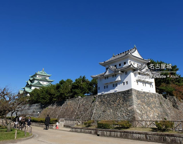 名古屋城：天守閣と西南隅櫓