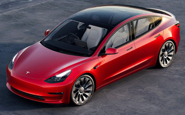Tesla Model 3 2024 ganhará facelift - projeto Highland