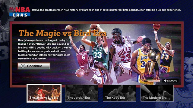 NBA 2K23 The Magic vs Bird Era