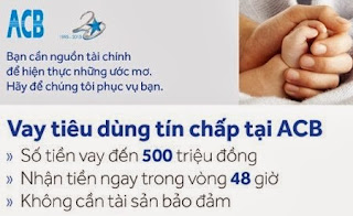 Vay tín chấp ACB