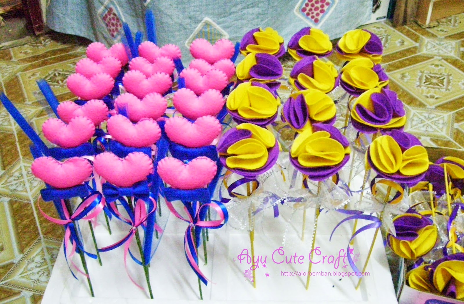 Hiasan hantaran diy crafts