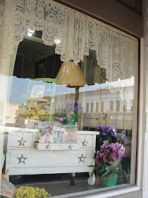 granbury window shabby cottage store display