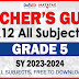 GRADE 5 TEACHER'S GUIDE (TG) SY 2023-2024 Free to Download