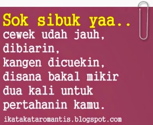 Gambar DP BBM Kata Kata Sindiran Pacar Sok Sibuk - Love Romantis