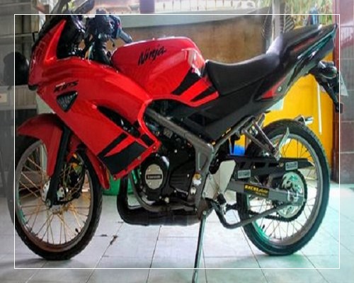 Foto modifikasi ninja  rr terbaru super kips mono drag new 