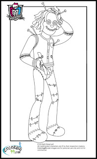 monster high boys hoodude voodoo coloring pages