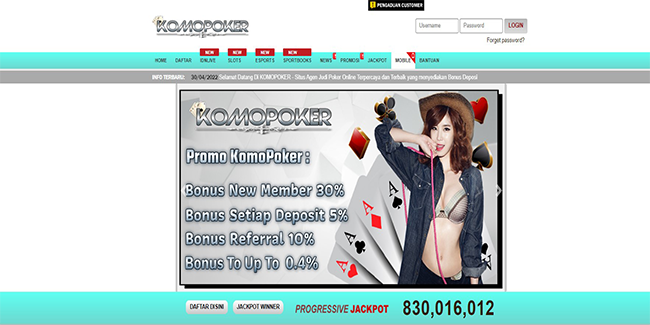 Komopoker Agen Pulsa Online