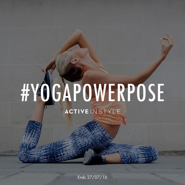 #YOGAPOWERPOSE {Active in Style Yoga Competition} // 76sunflowers