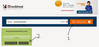 cara membeli domain di idwebhost