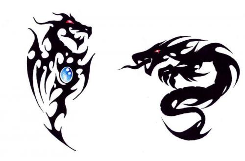 dragon tattoo art. celtic dragon tattoo