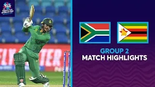 T20WC22: SA v ZIM - Match Highlights