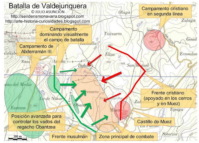 Julio Asunción, mapa, batalla, Valdejunquera