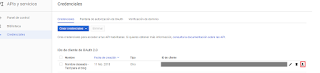 Descarga de credenciales del API de Gmail