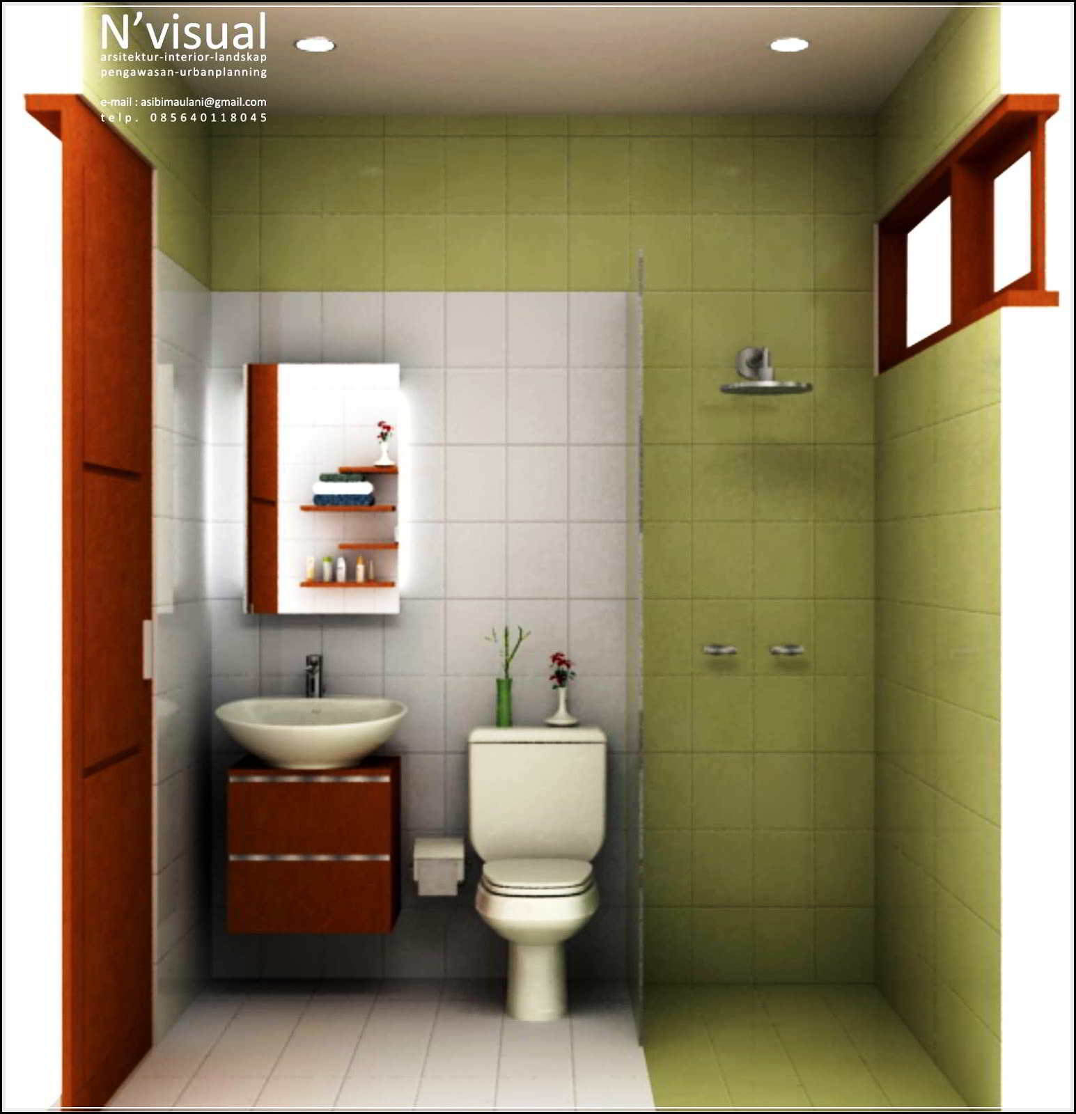 Desain Kamar  Mandi  Minimalis  1 5  X 1 5  Arsitekhom