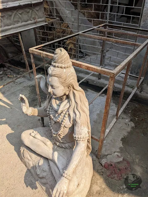 Clay idol of Lord Shiva, Kumartuli, Kolkata