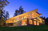 The Spectacular House Design Located On Forest Waterfront Lot In The Gulf Islands Of British Columbia