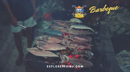 barbeque di open trip atau private trip pulau harapan