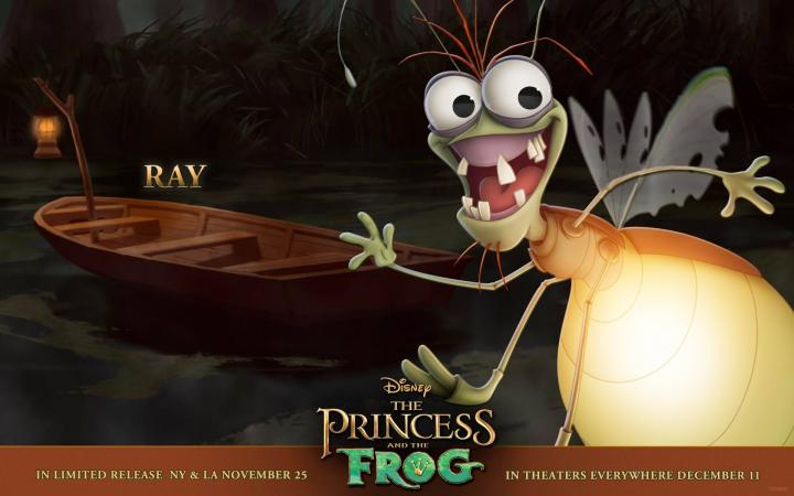 the princess and the frog wallpaper. RAY THE FIREFLY!