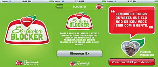 Aplicativos de bêbados - Ex-lover Blocker