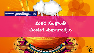 Pongal greetings Telugu