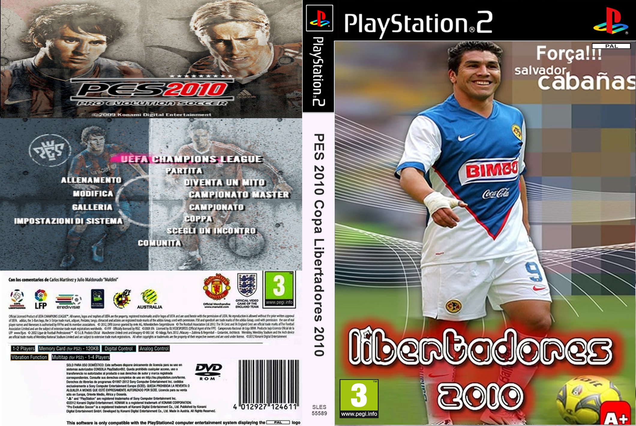 🔴 PES 2011 - (Playstation 2) - Copa Libertadores da América - Parte #1 