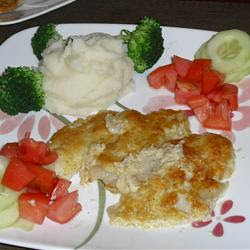 Broiled Grouper Parmesan