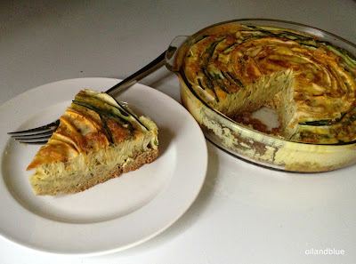  EASY & FANCY SWIRLED ZUCCHINNI TART- looks impressive, but it's oh-so-easy and can be made paleo & gluten-free