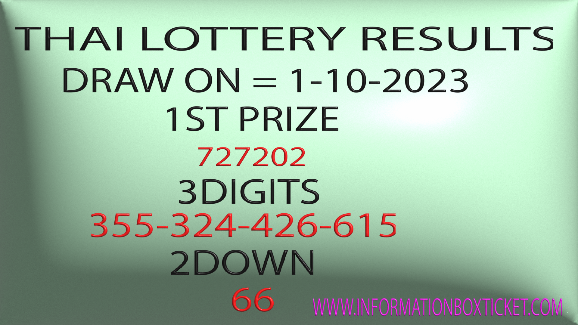 3UP Tips ||  Thai Lottery Result Today  ||  full game