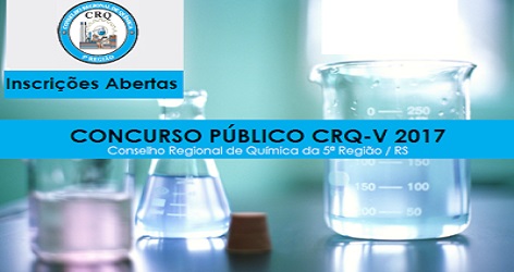 CRQ 5ª Região-RS abre concurso público para 8 vagas