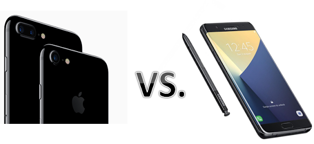 Samsung Galaxy Note 7 vs. Apple iPhone 7, which one Better?