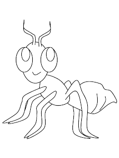 Dibujos para colorear de hormiga (insectos)