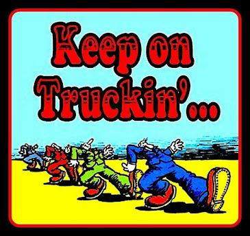 R. Crumb "Keep On Truckin'..."