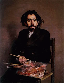 Retrato del pintor Balenciaga de Ignacio Zuloaga