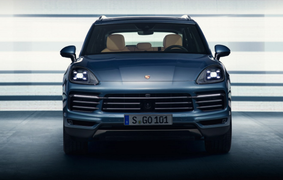 2018 Porsche Cayenne Surfaces Early With An Evolutionary Design - with Larger Air Intakes