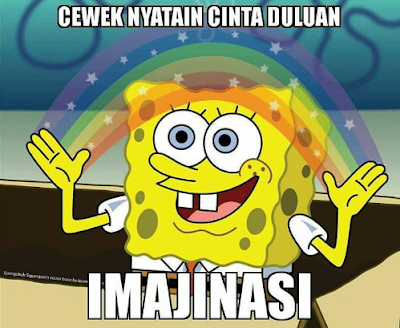 Meme SpongeBob Imajinasi