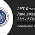 LET Results - List of June 2022 LET Passers - Elementary