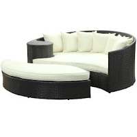 LexMod Taiji Outdoor Patio Daybeds, LexMod Taiji Outdoor Wicker Patio Daybed, LexMod Outdoor Patio Daybeds, Wicker Round Daybeds, Round Outdoor Daybeds, Outdoor Patio Daybeds,