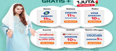 Tips Cara Mendapatkan Diskon Voucher Belanja Online di Elevenia