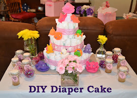 I Need Momentum: Baby Shower: Diaper Cake Tutorial