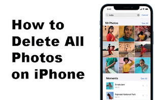 How to Delete All Photos on iPhone