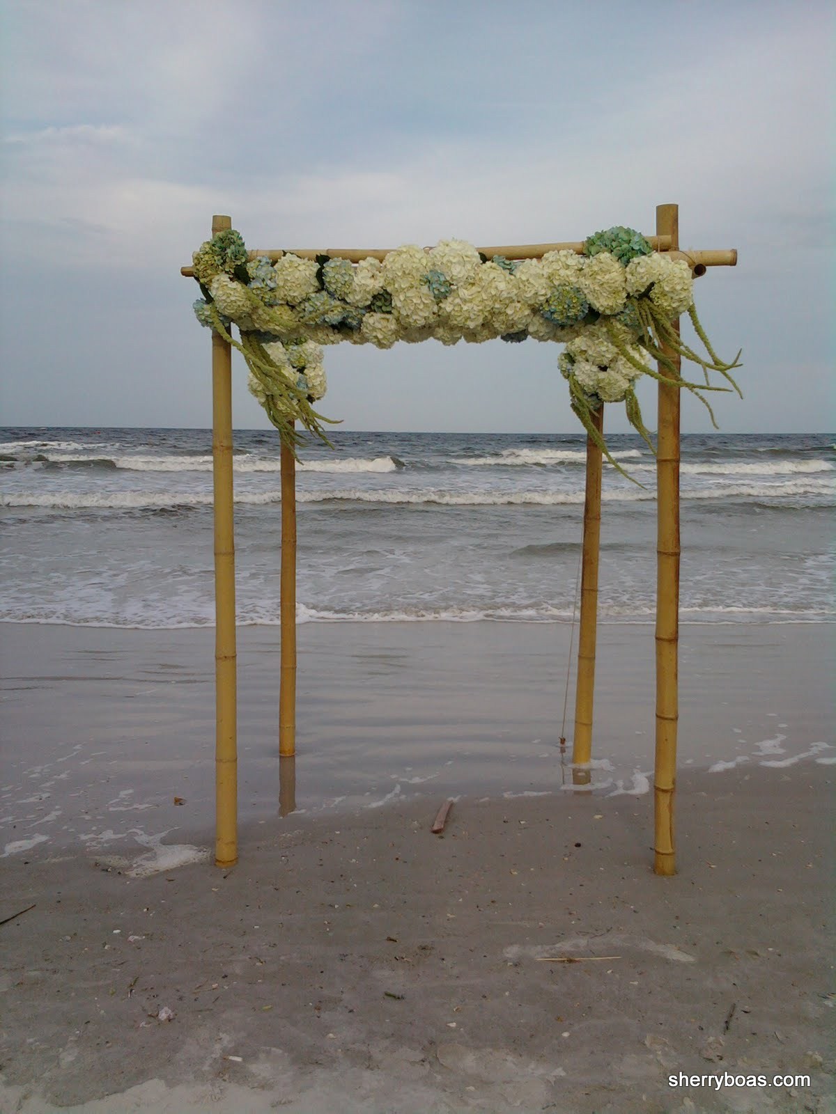 Beautiful Bamboo: Yet another wedding arbor made out of ...