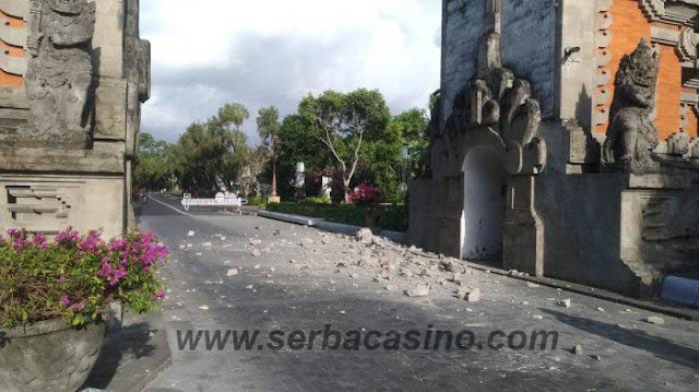 Gempa 5,6 SR, Gapura di Kawasan Wisata ITDC Bali Rusak