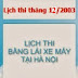 Lịch thi lái xe máy tháng 12/2013