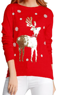 Reindeer print dress